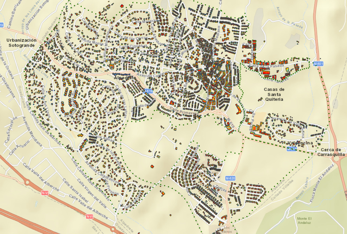 Mapa solar: Cartografa del sol en Alpedrete